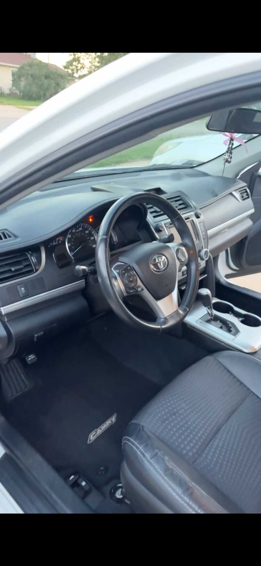 Freshly detailed Toyota Camry interior and dashboard